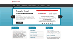 Desktop Screenshot of peertechz.org